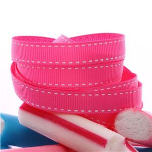 Candy Saddle Stitch - Hot Pink